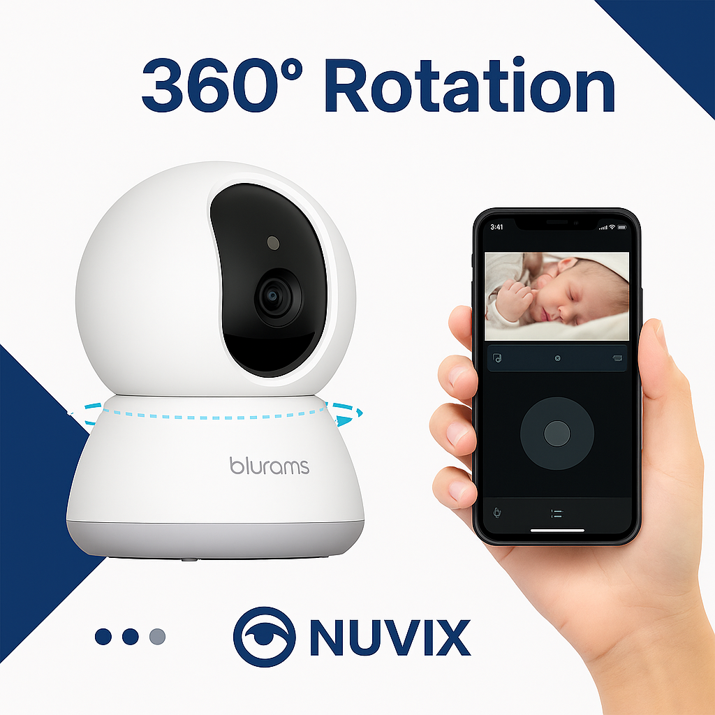 2-Pack Blurams Indoor Security Camera 2K